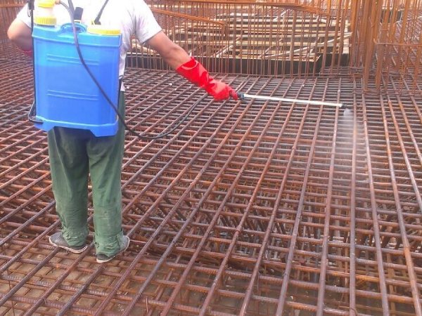 钢筋除锈剂喷淋使用