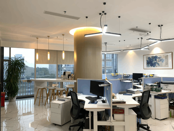 Employee office area